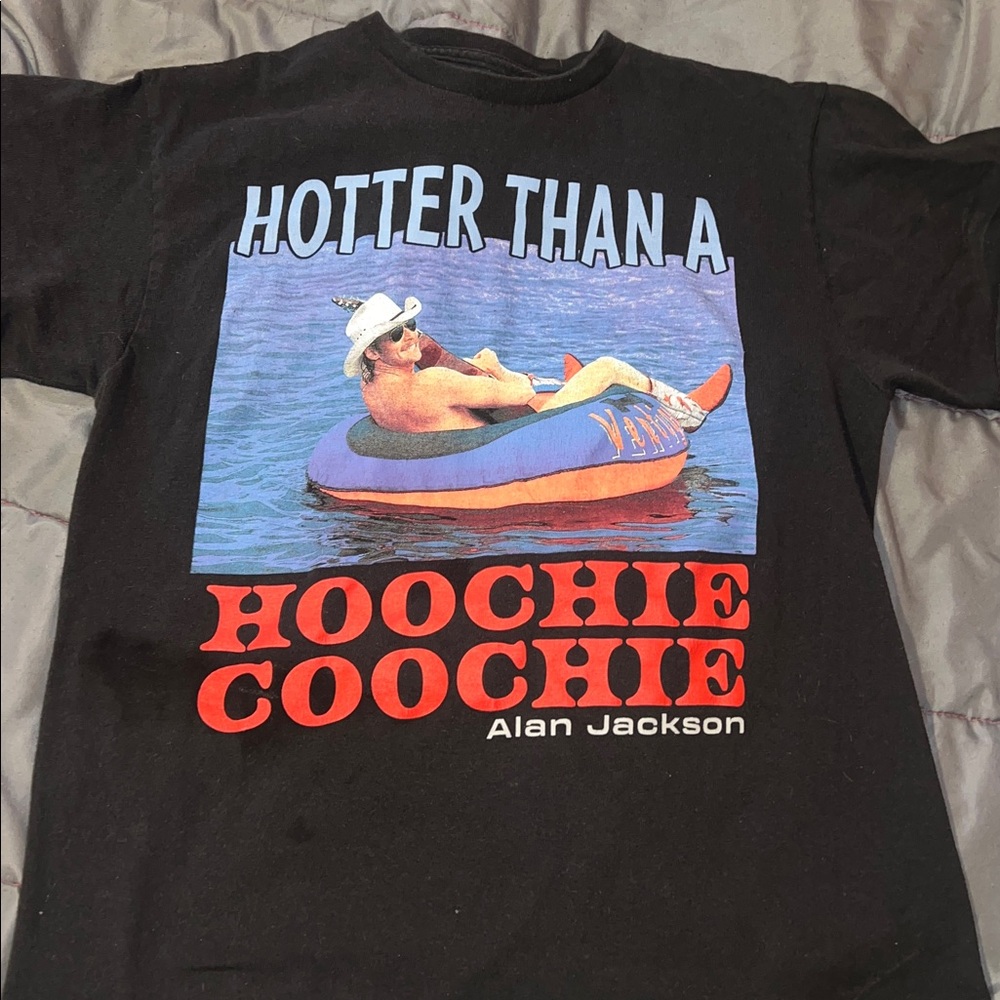 Alan JACKSON Black Graphic T-shirt